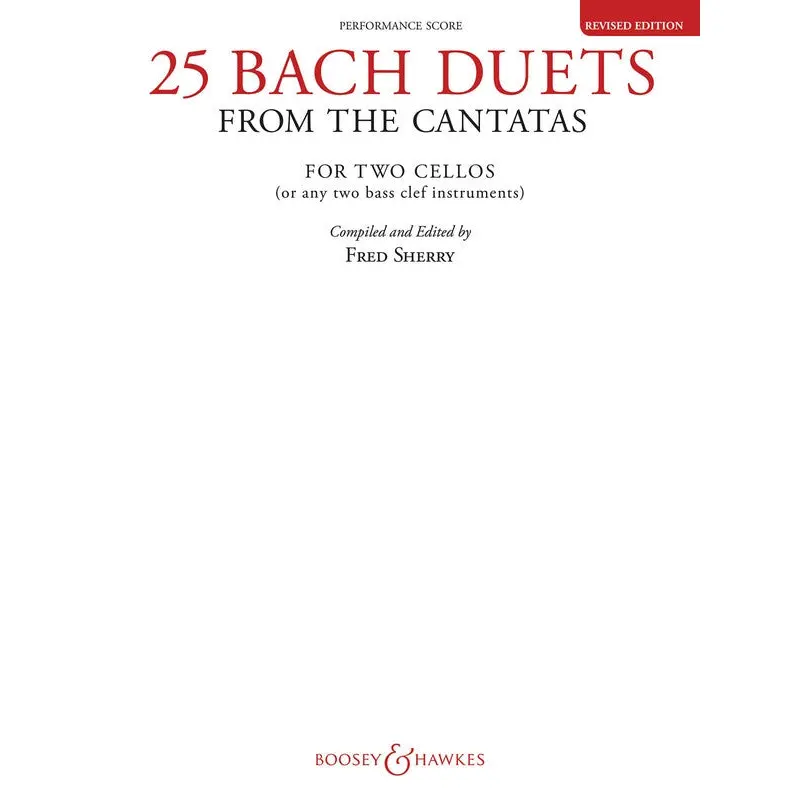 25 BACH DUETS FROM THE CANTATAS FOR 2 CELLOS