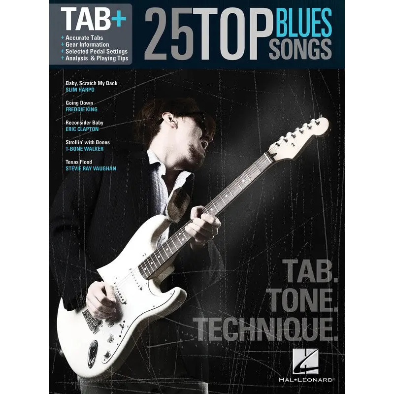 25 TOP BLUES SONGS GUITAR TAB PLUS