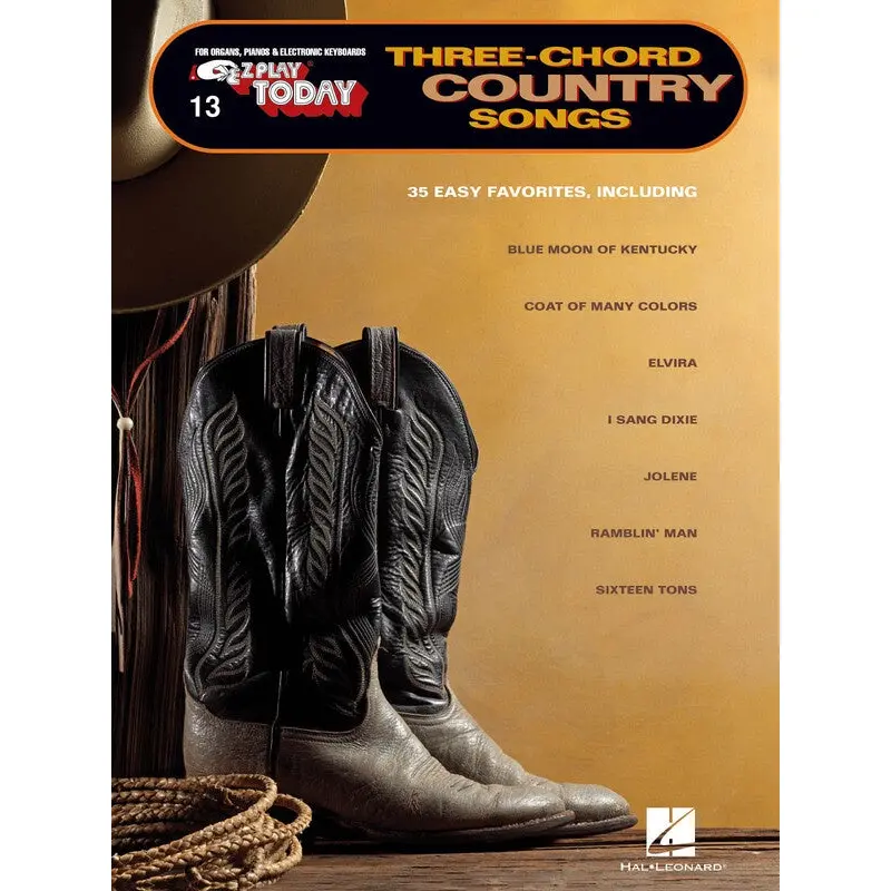 3 CHORD COUNTRY SONGS EZ PLAY 013