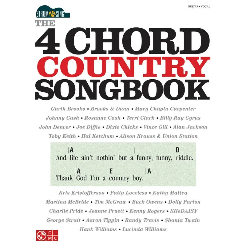 4 CHORD COUNTRY SONGBOOK STRUM & SING