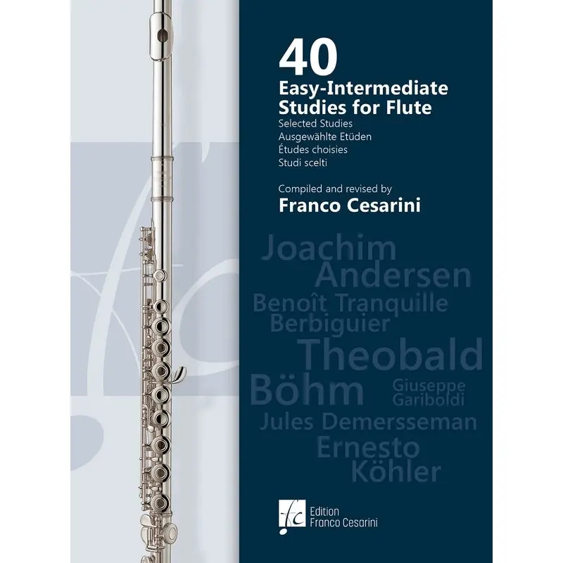 40 EASY-INTERMEDIATE STUDIES FOR FLUTE ARR CESARINI