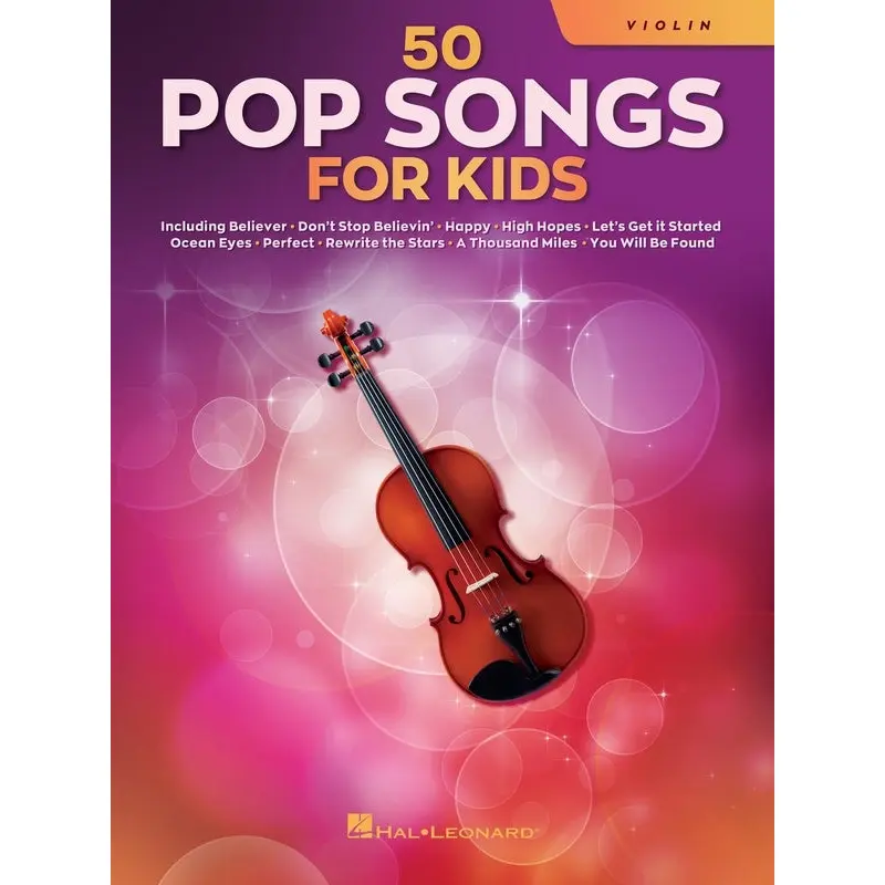 50 POP SONGS FOR KIDS FOR VIOLIN