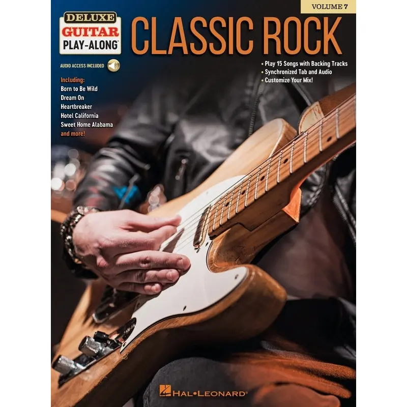 CLASSIC ROCK DELUXE GUITAR PLAYALONG V7 BK/OLA