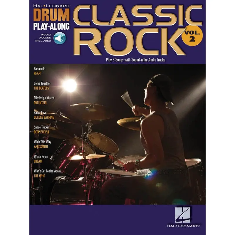 CLASSIC ROCK DRUM PLAYALONG V2 BK/OLA