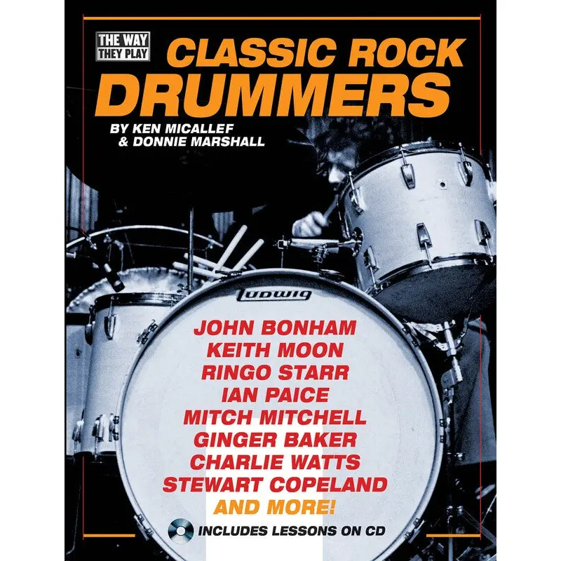 CLASSIC ROCK DRUMMERS BK/CD