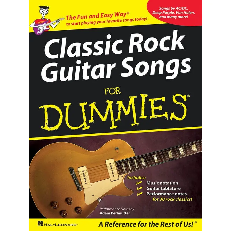 CLASSIC ROCK GUITAR SONGS FOR DUMMIES