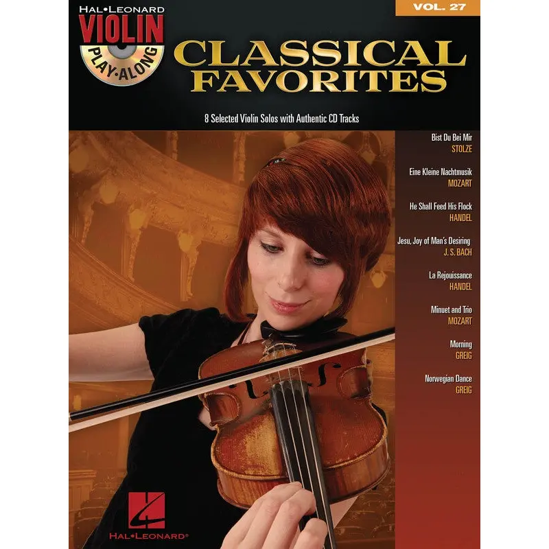 CLASSICAL FAVORITES VIOLIN PLAY ALONG BK/CD V27
