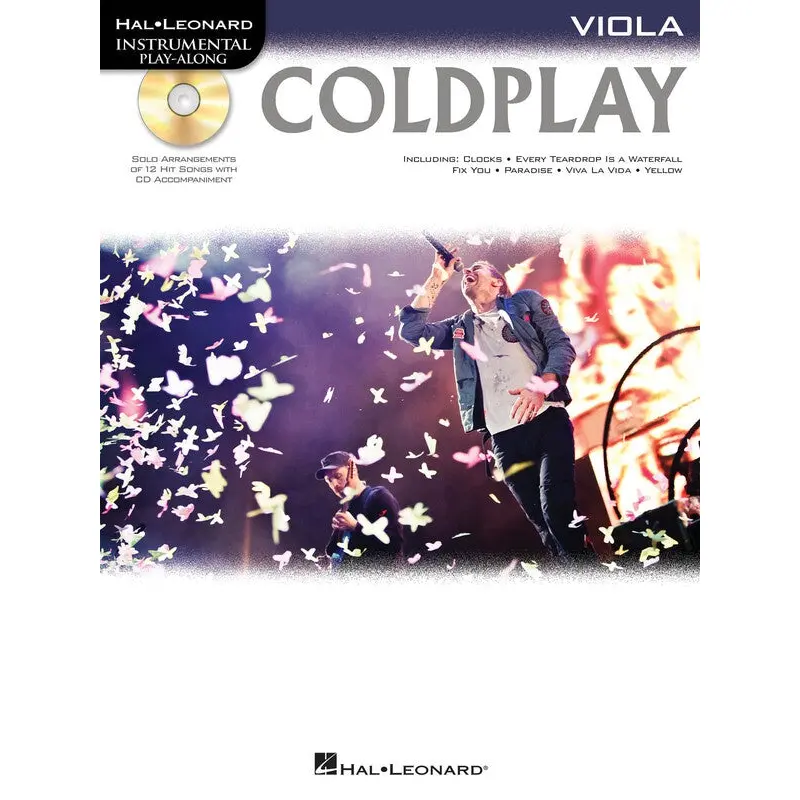 COLDPLAY PLAYALONG FOR VIOLA BK/CD