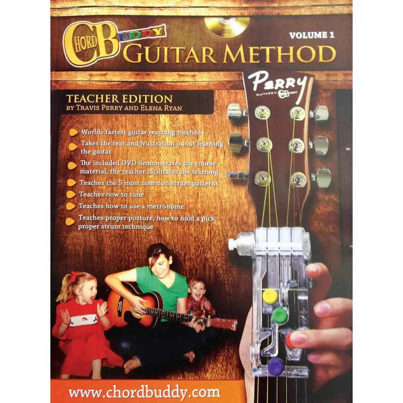 CHORDBUDDY GUITAR METHOD VOL 1 TEACHER EDITION BK/DVD
