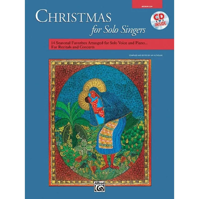 CHRISTMAS FOR SOLO SINGERS MEDIUM LOW BK/CD
