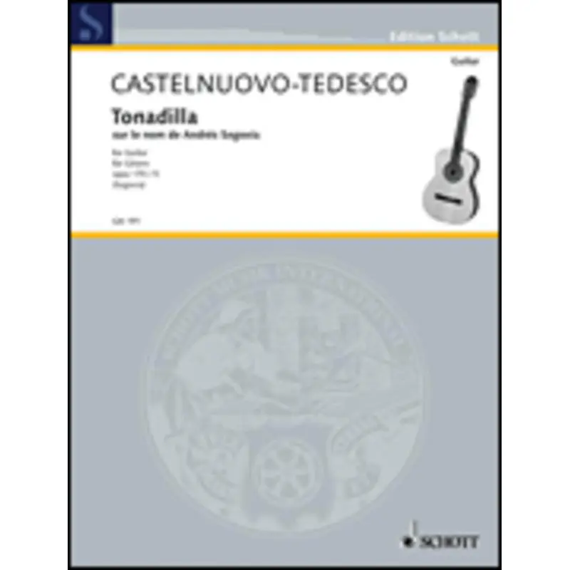 CASTELNUOVO-TEDESCO - TONADILLA OP 170 NO 5 GUITAR