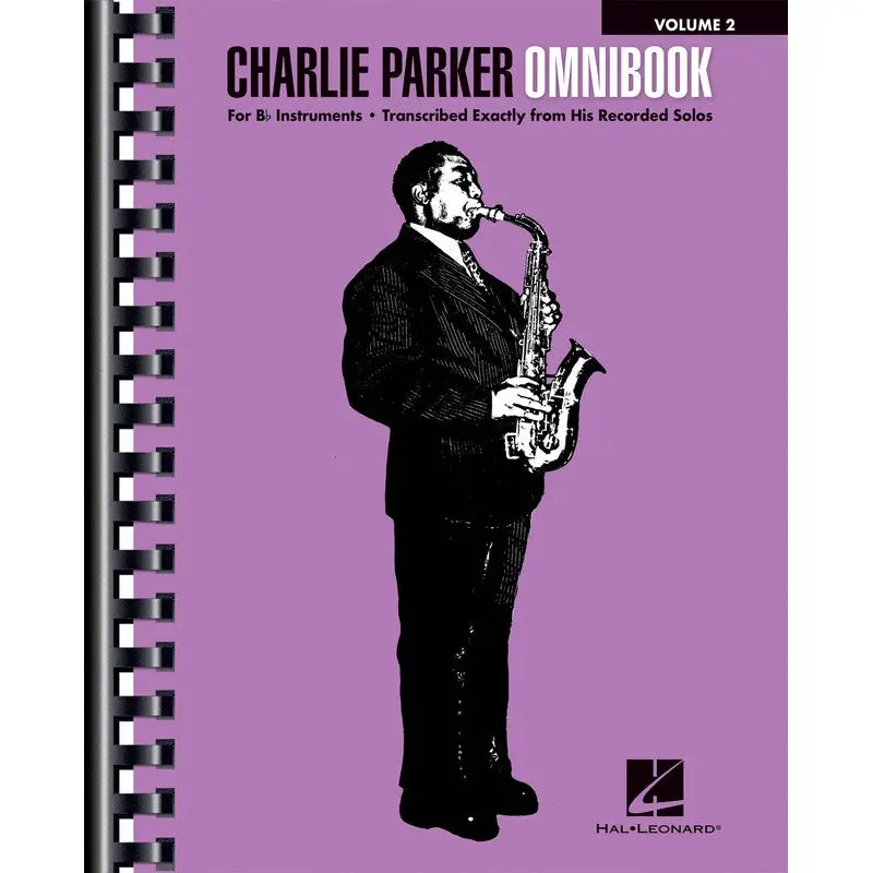 CHARLIE PARKER OMNIBOOK VOL 2 B FLAT INSTRUMENTS