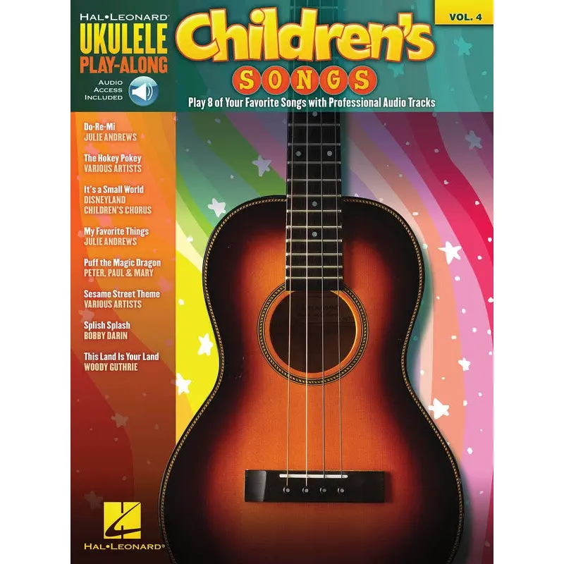 CHILDRENS SONGS UKULELE PLAYALONG V4 BK/OLA