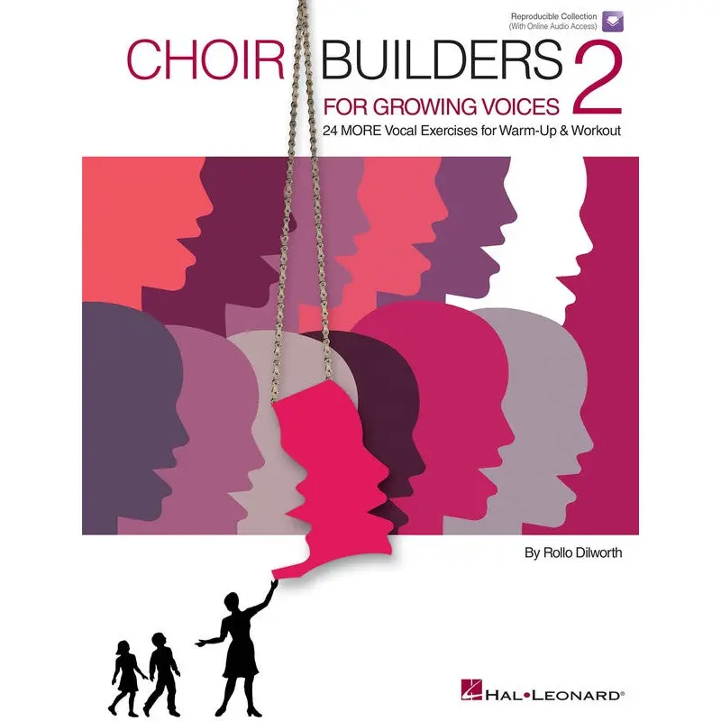 CHOIR BUILDERS FOR GROWING VOICES 2 BK/CD