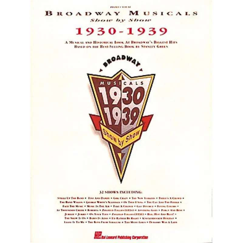 BROADWAY MUSICALS SHOW BY SHOW 1930-1939 PVG