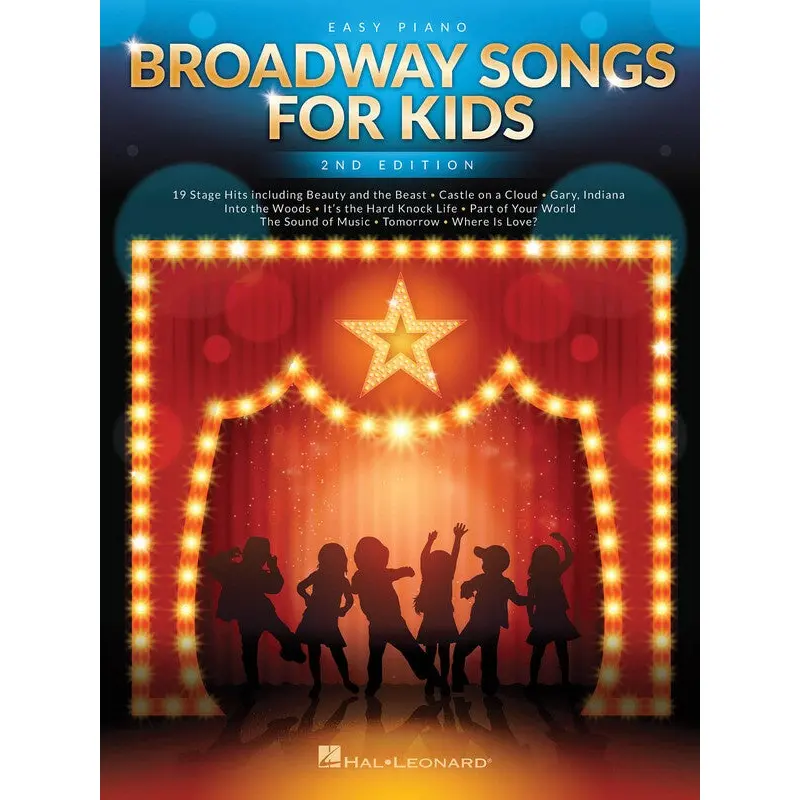 BROADWAY SONGS FOR KIDS EASY PIANO 2ND EDITION