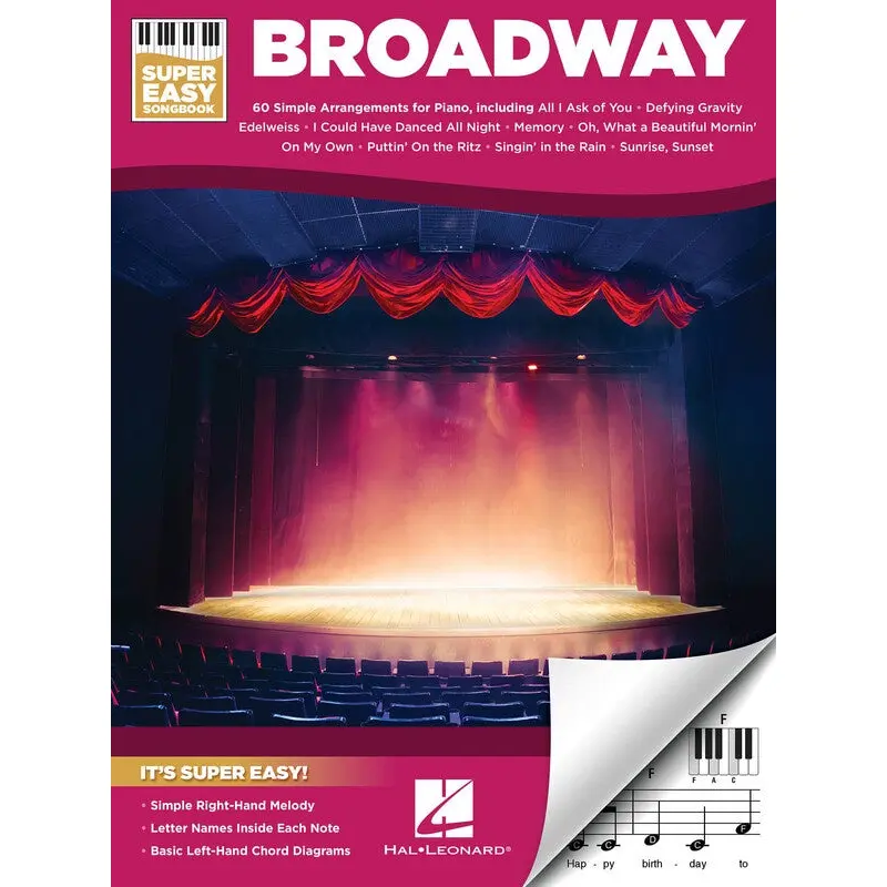 BROADWAY SUPER EASY SONGBOOK