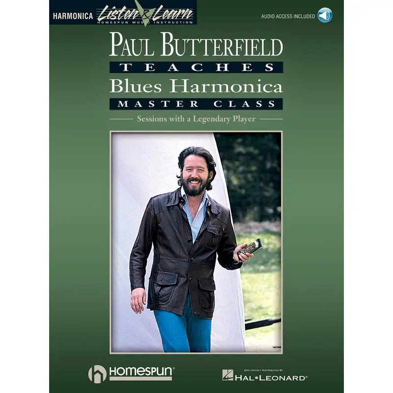 BUTTERFIELD - BLUES HARMONICA MASTER CLASS BK/OLA
