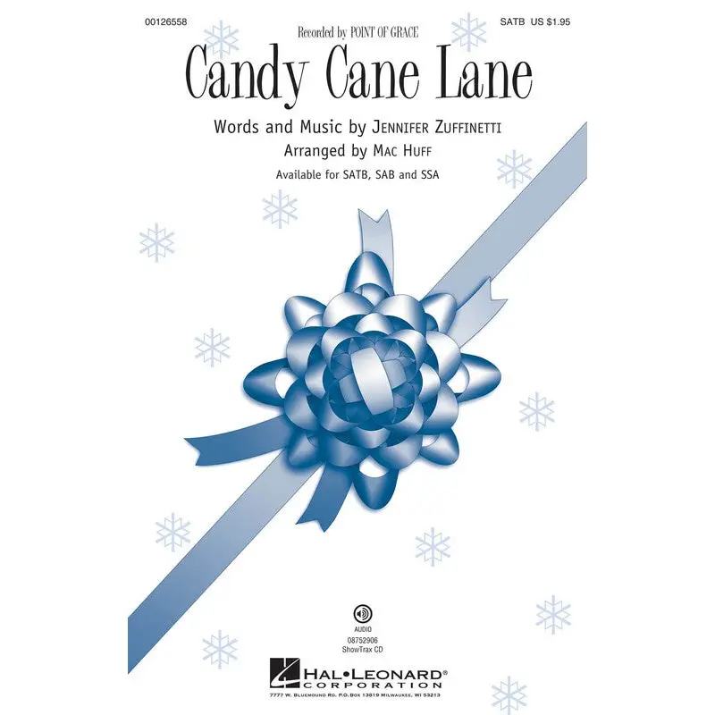 CANDY CANE LANE SATB