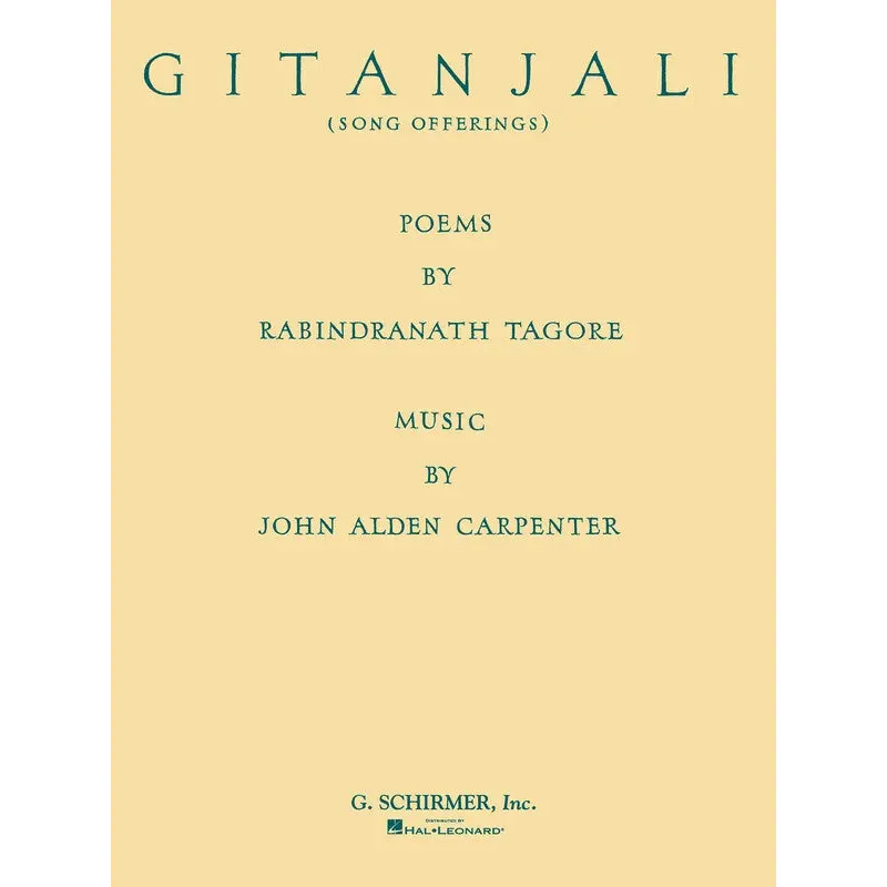 CARPENTER - GITANJALI (SONG OFFERINGS) FOR VOICE/PIANO