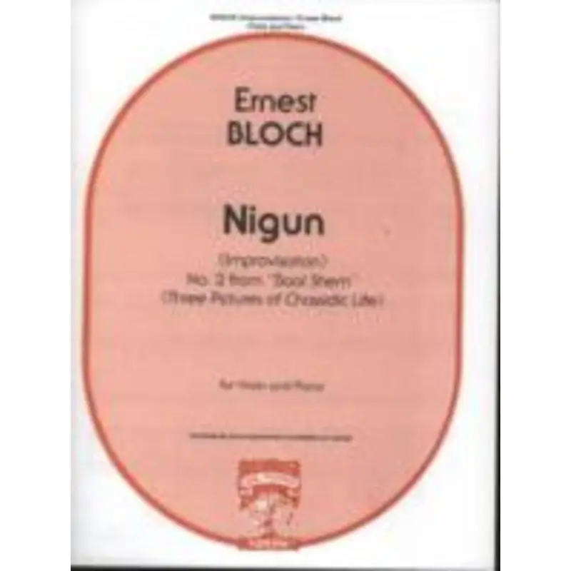 BLOCH - NIGUN NO 2 FROM BAAL SHEM VIOLIN/PIANO