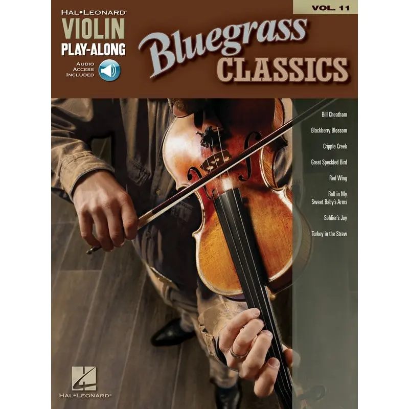 BLUEGRASS CLASSICS VIOLIN PLAYALONG V11 BK/OLA
