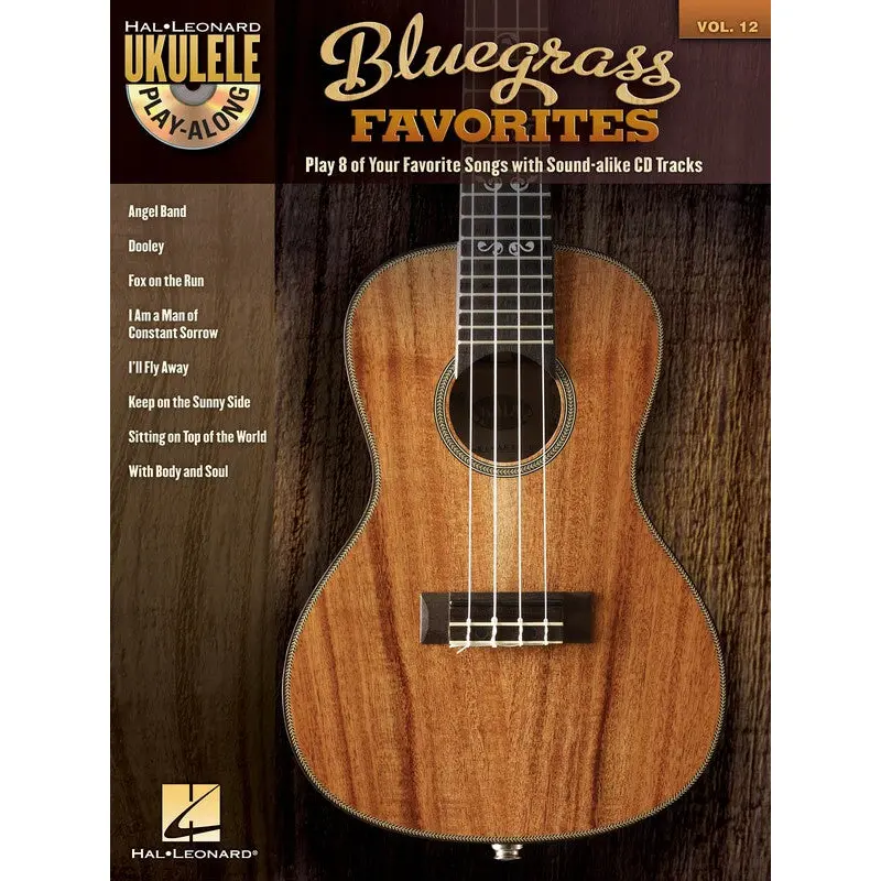 BLUEGRASS FAVORITES UKULELE PLAY ALONG BK/CD V12