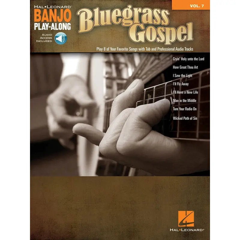BLUEGRASS GOSPEL BANJO PLAYALONG V7 BK/OLA