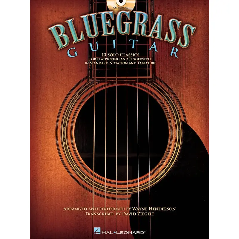 BLUEGRASS GUITAR NOTES AND TAB BK/CD