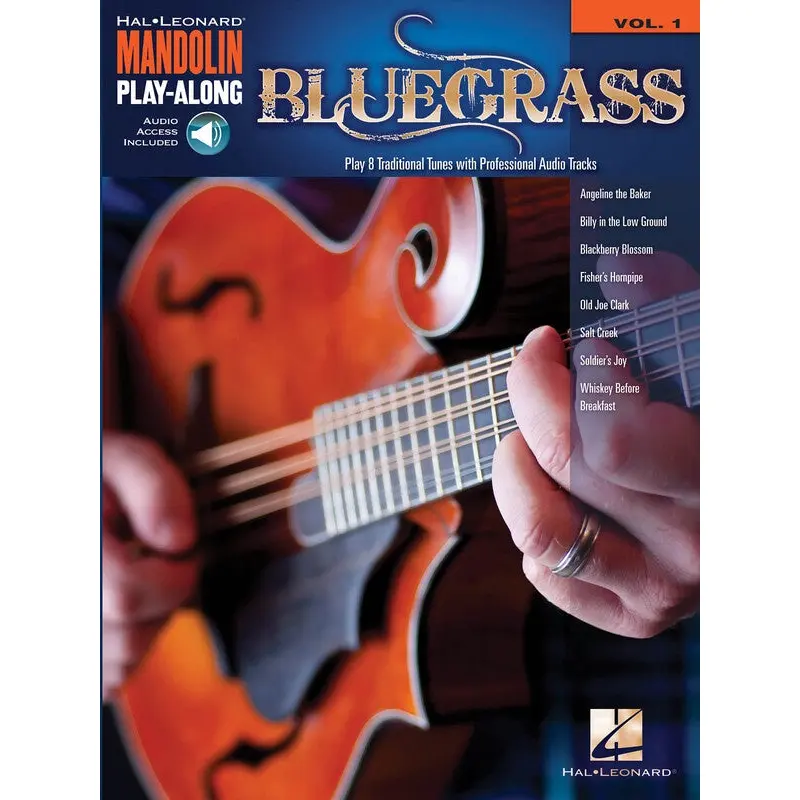 BLUEGRASS MANDOLIN PLAYALONG V1 BK/OLA