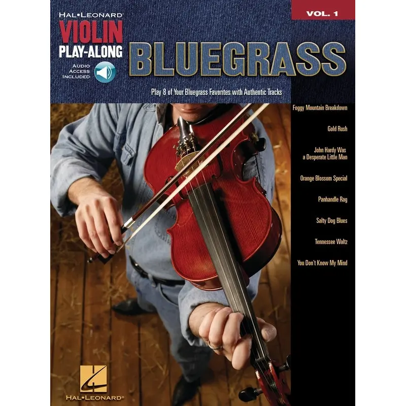BLUEGRASS VIOLIN PLAY ALONG V1 BK/OLA