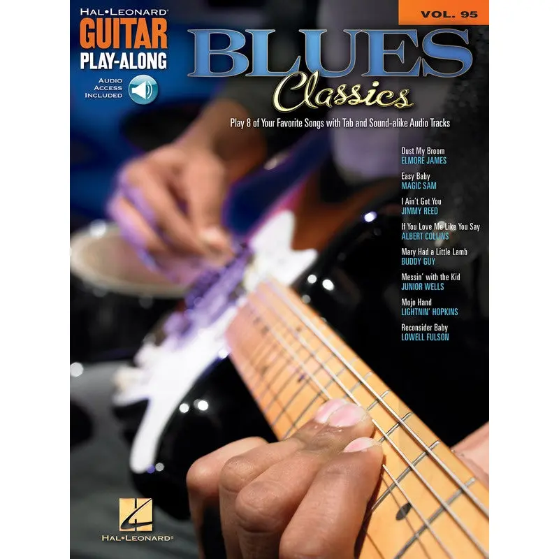 BLUES CLASSICS GUITAR PLAYALONG V95 BK/OLA