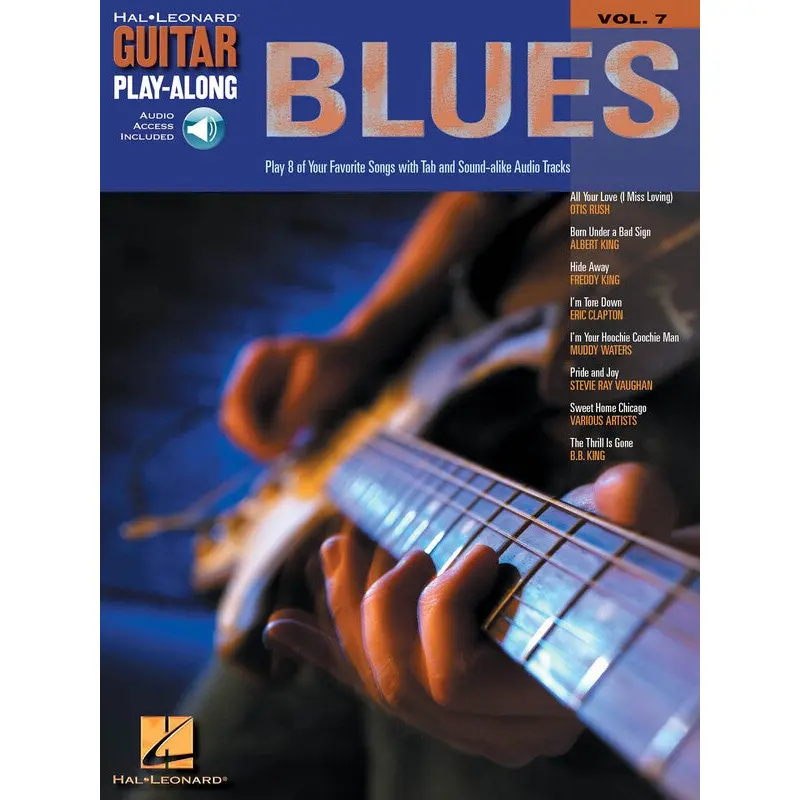 BLUES GUITAR PLAYALONG V7 BK/OLA