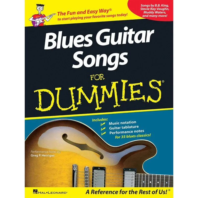 BLUES GUITAR SONGS FOR DUMMIES GTR TAB