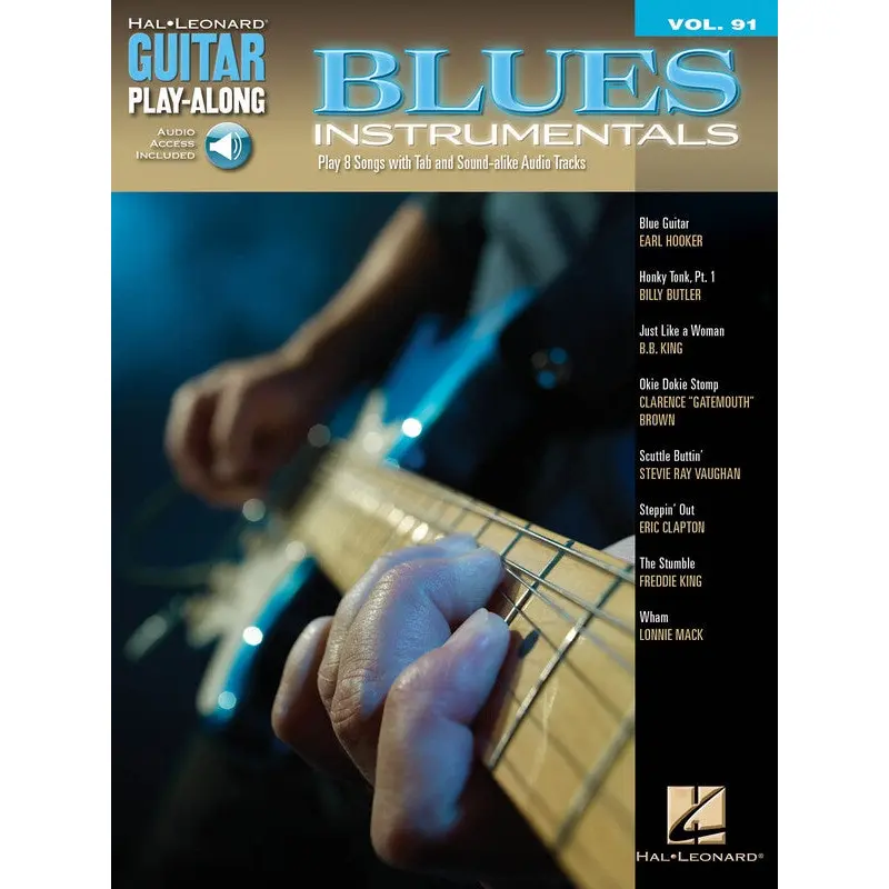 BLUES INSTRUMENTALS GUITAR PLAYALONG V91 BK/OLA