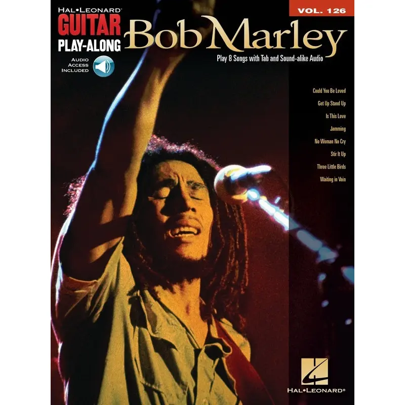 BOB MARLEY GUITAR PLAYALONG V126 BK/OLA