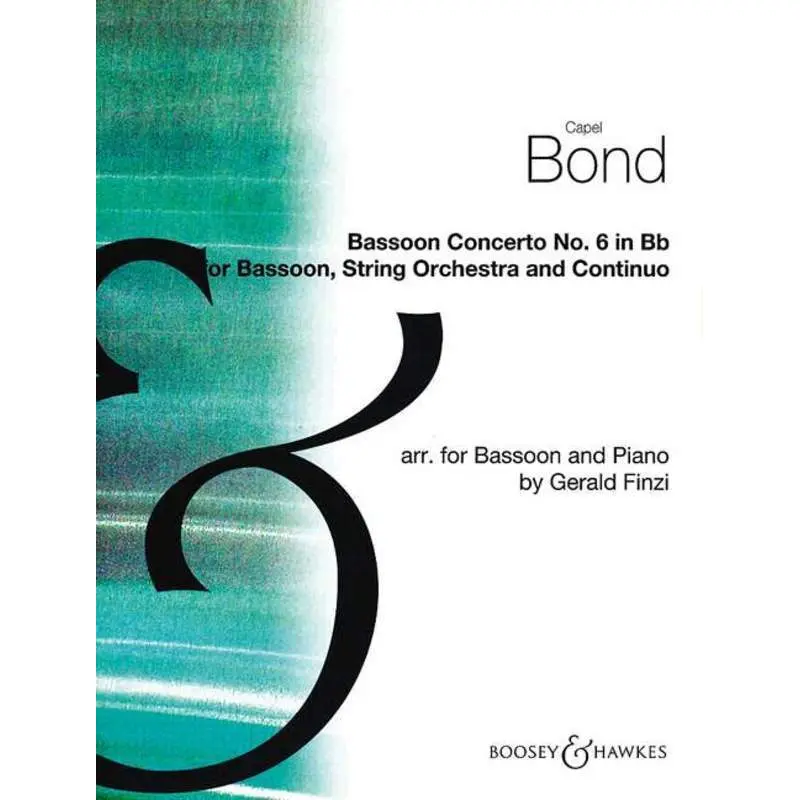 BOND - BASSOON CONCERTO NO 6 BASSOON/PIANO