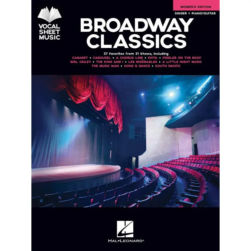 BROADWAY CLASSICS WOMENS EDITION VOCAL SHEET MUSIC PVG