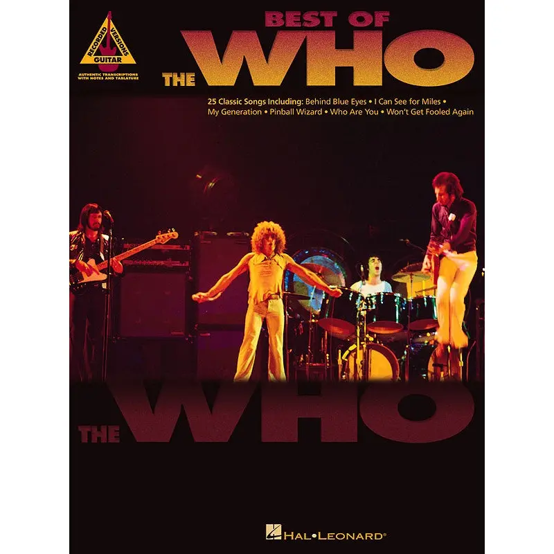BEST OF THE WHO GUITAR TAB RV