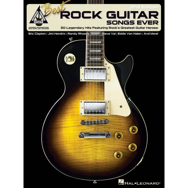BEST ROCK GUITAR SONGS EVER GUITAR TAB RV 2ND EDITION