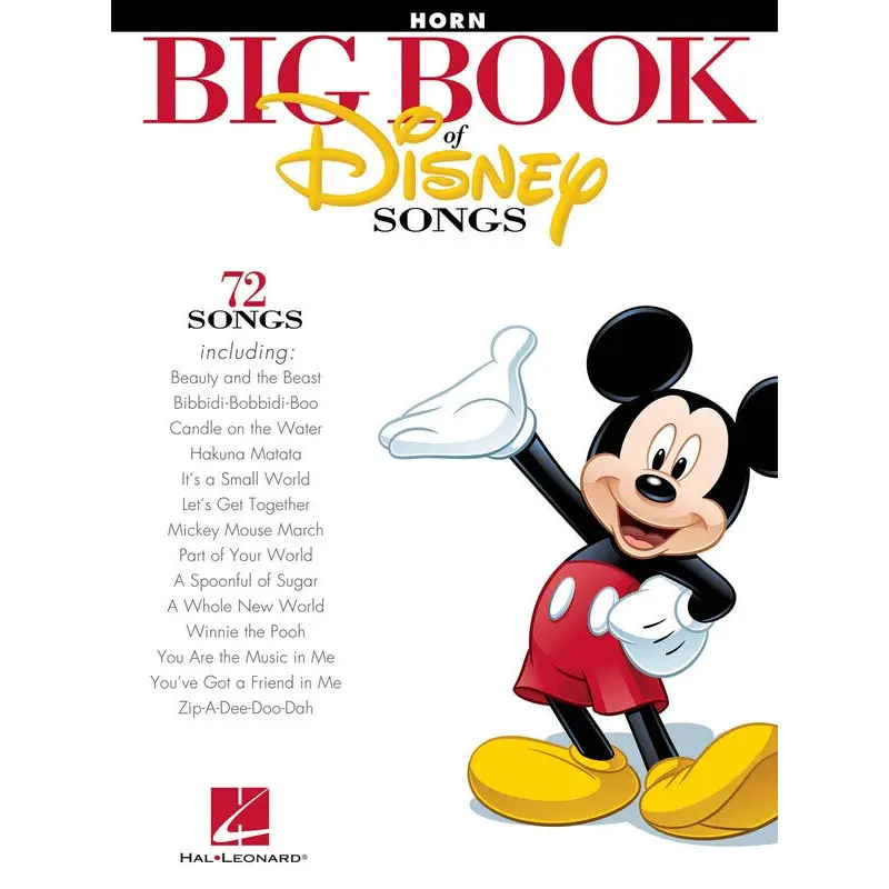 BIG BOOK OF DISNEY SONGS FRENCH HORN
