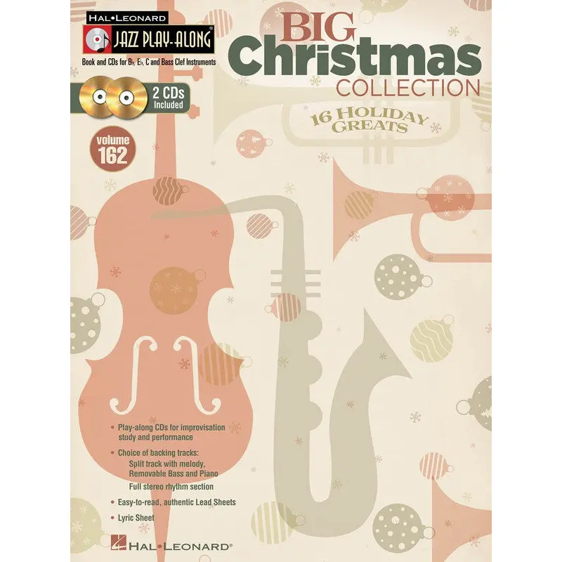 BIG CHRISTMAS COLLECTION JAZZ PLAY ALONG BK/2CD