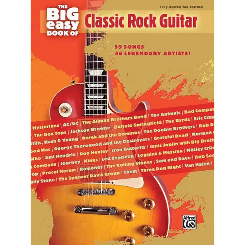 BIG EASY BOOK OF CLASSIC ROCK GUITAR TAB