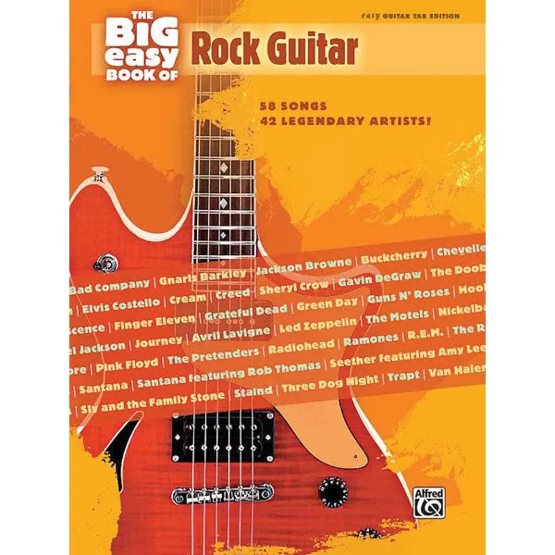 BIG EASY BOOK OF ROCK GUITAR TAB