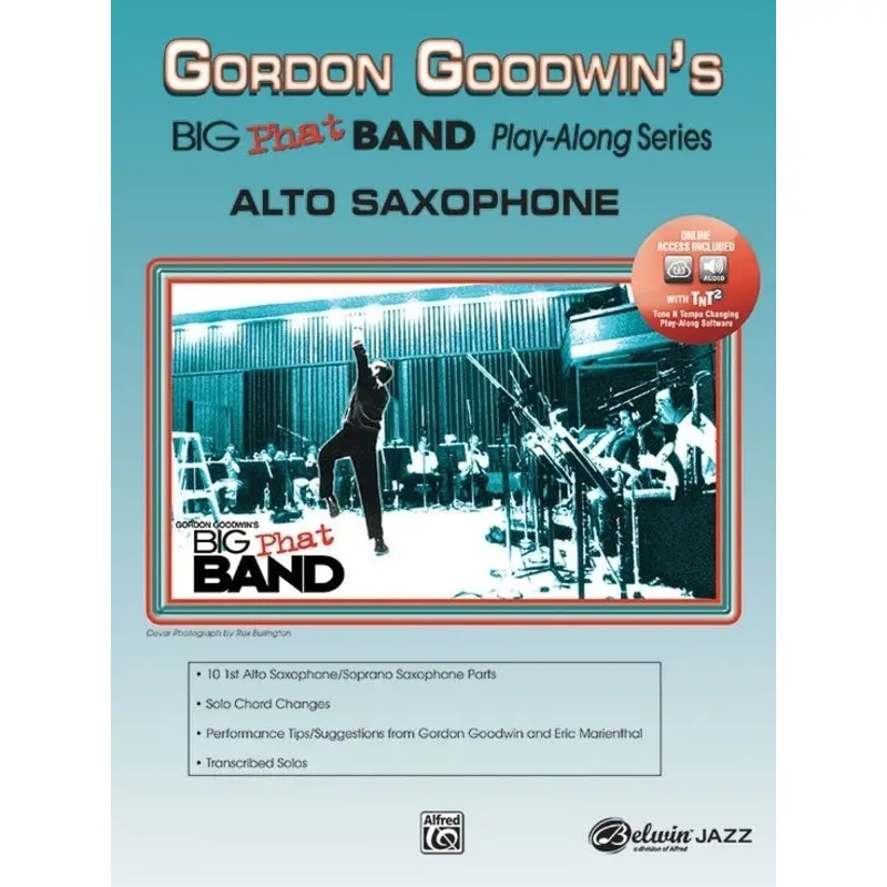 BIG PHAT BAND PLAYALONG ALTO SAXOPHONE BK/OLA