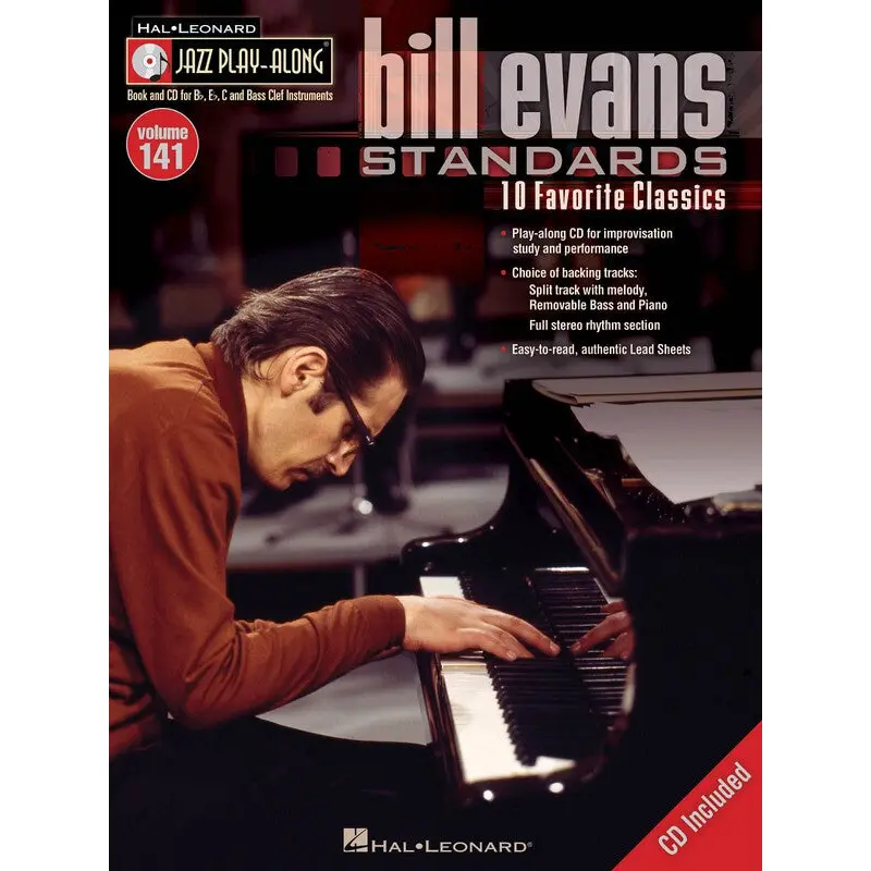 BILL EVANS STANDARDS JAZZ PLAY ALONG BK/CD V141