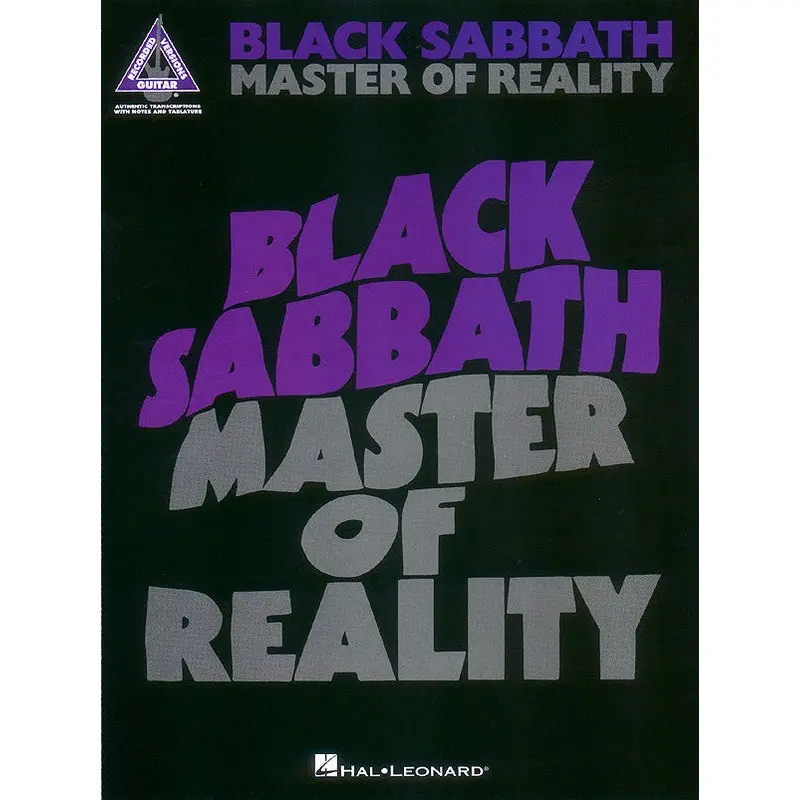 BLACK SABBATH - MASTER OF REALITY GUITAR TAB RV