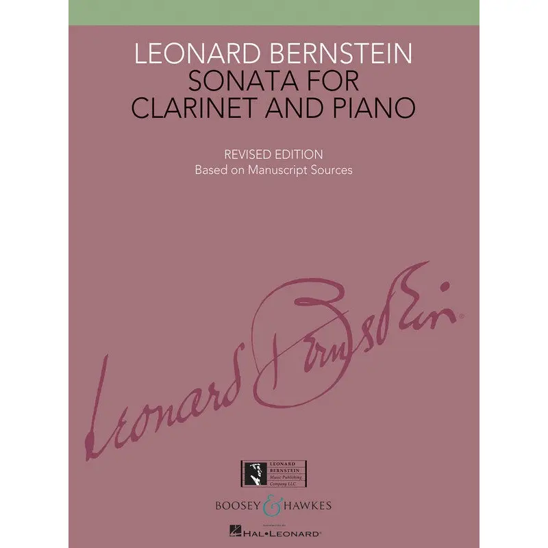 BERNSTEIN - SONATA FOR CLARINET/PIANO NEW REVISED EDITION