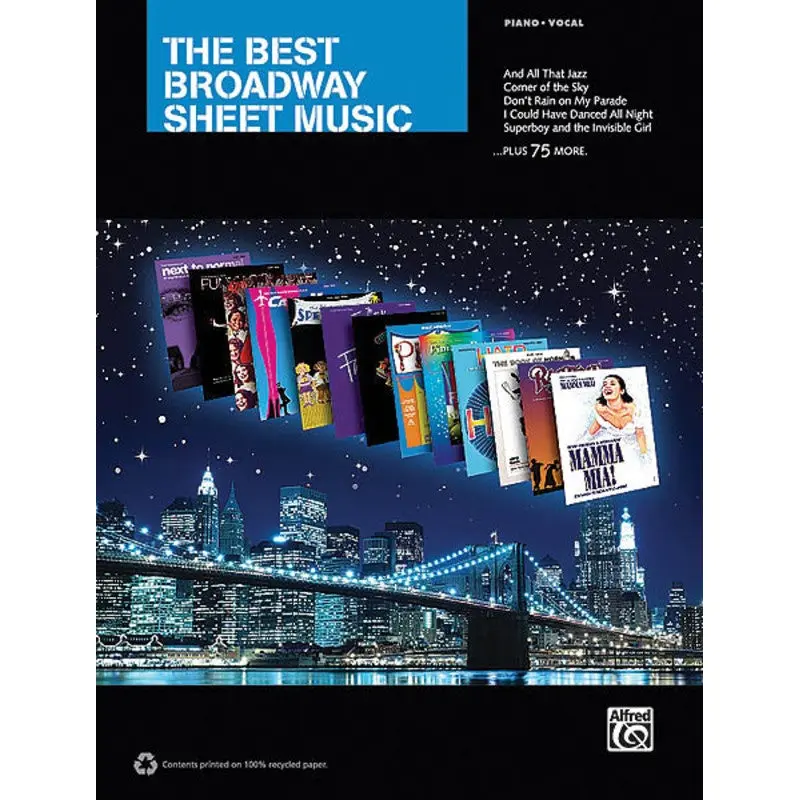 BEST BROADWAY SHEET MUSIC PVG