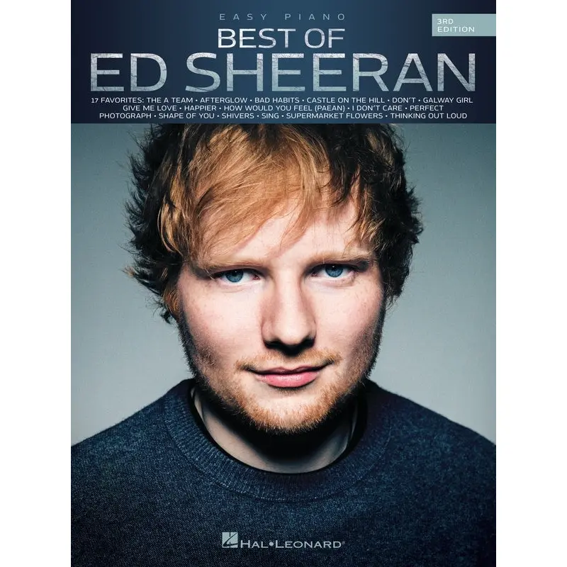 BEST OF ED SHEERAN - 3RD EDITION EASY PIANO